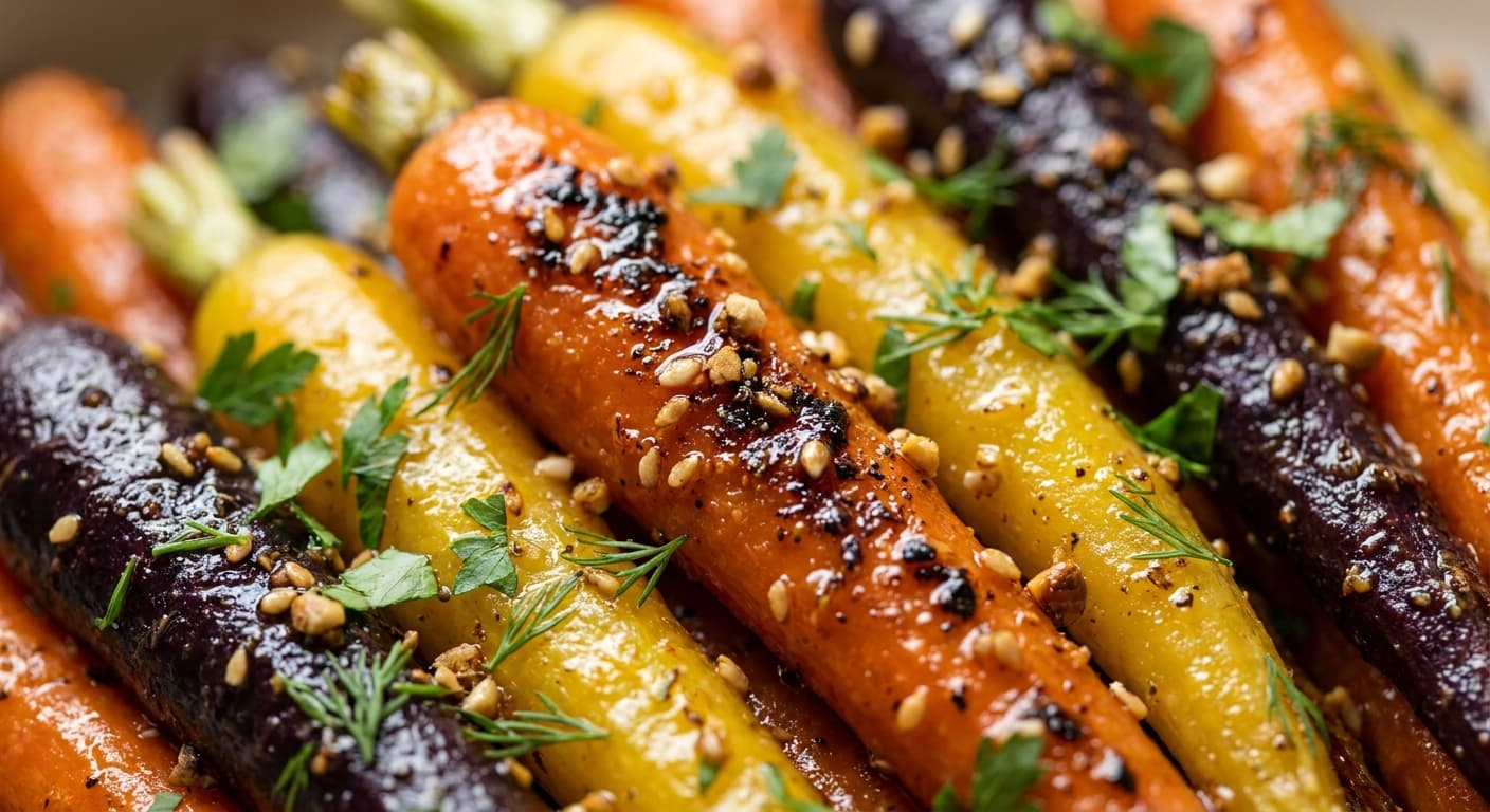 Silan-Glazed Carrots